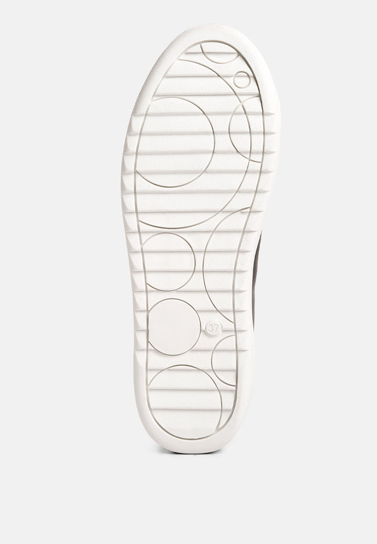 women metallic accent sneakers#color_black