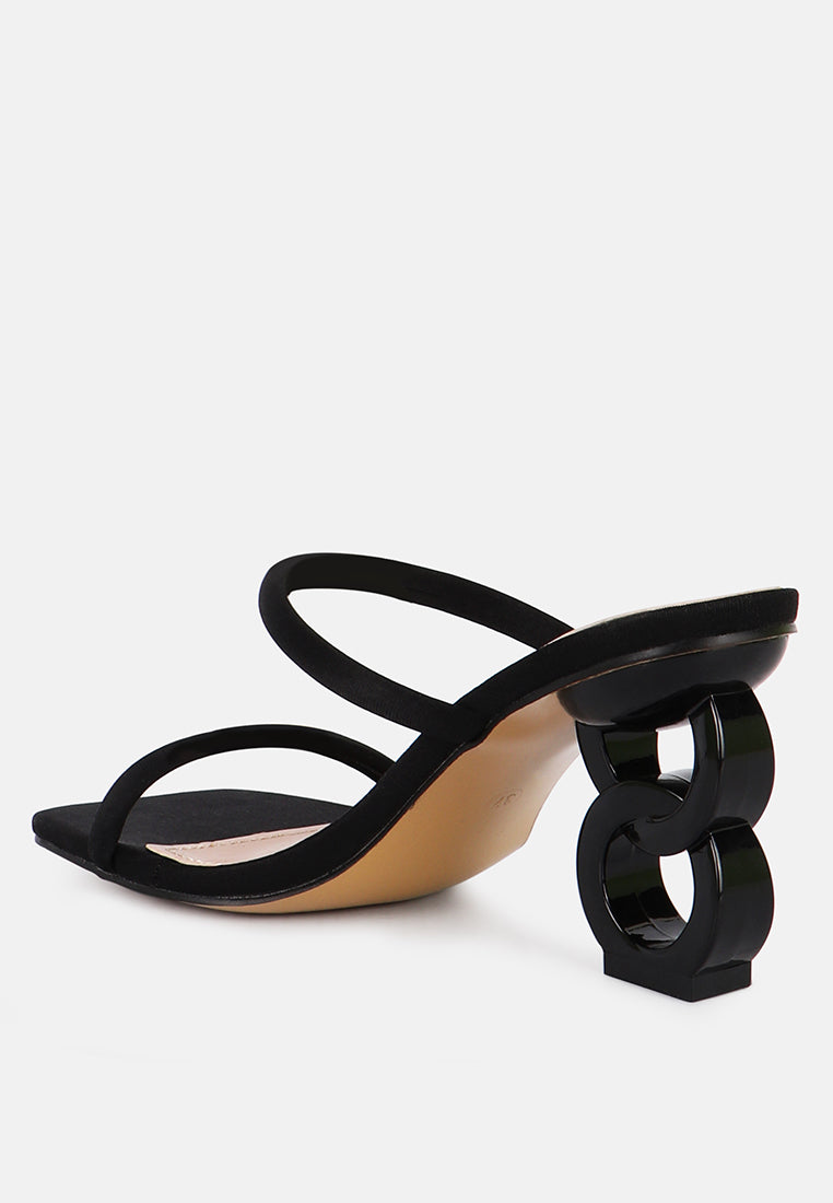 women heel slide sandals#color_black