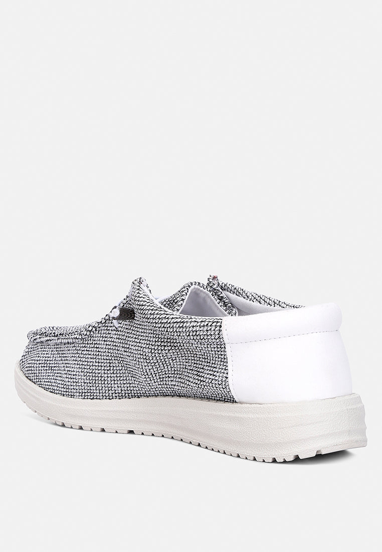 Men's Drawstring Lace Flatform Heel Shoes