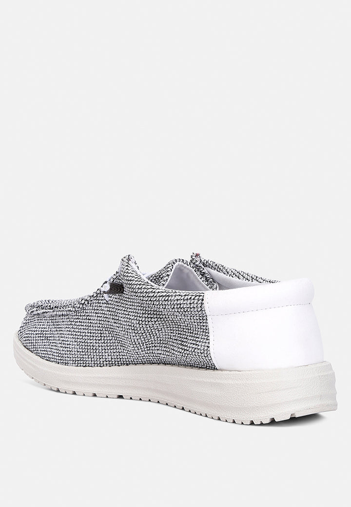 Men's Drawstring Lace Flatform Heel Shoes