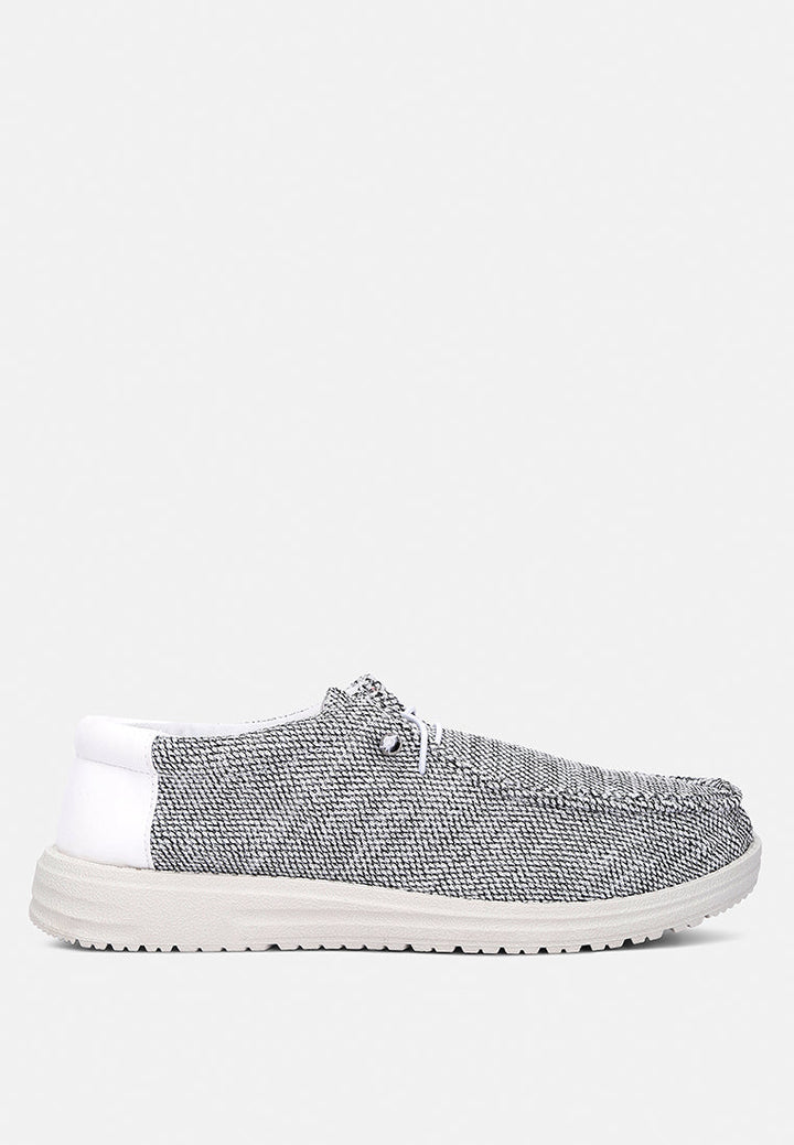 men's drawstring lace flatform heel shoes#color_grey