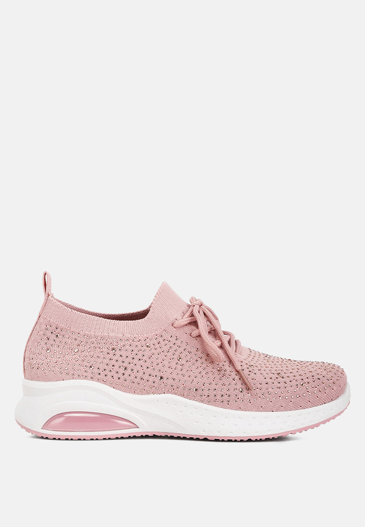 women elizha stud embellished sneakers#color_blush