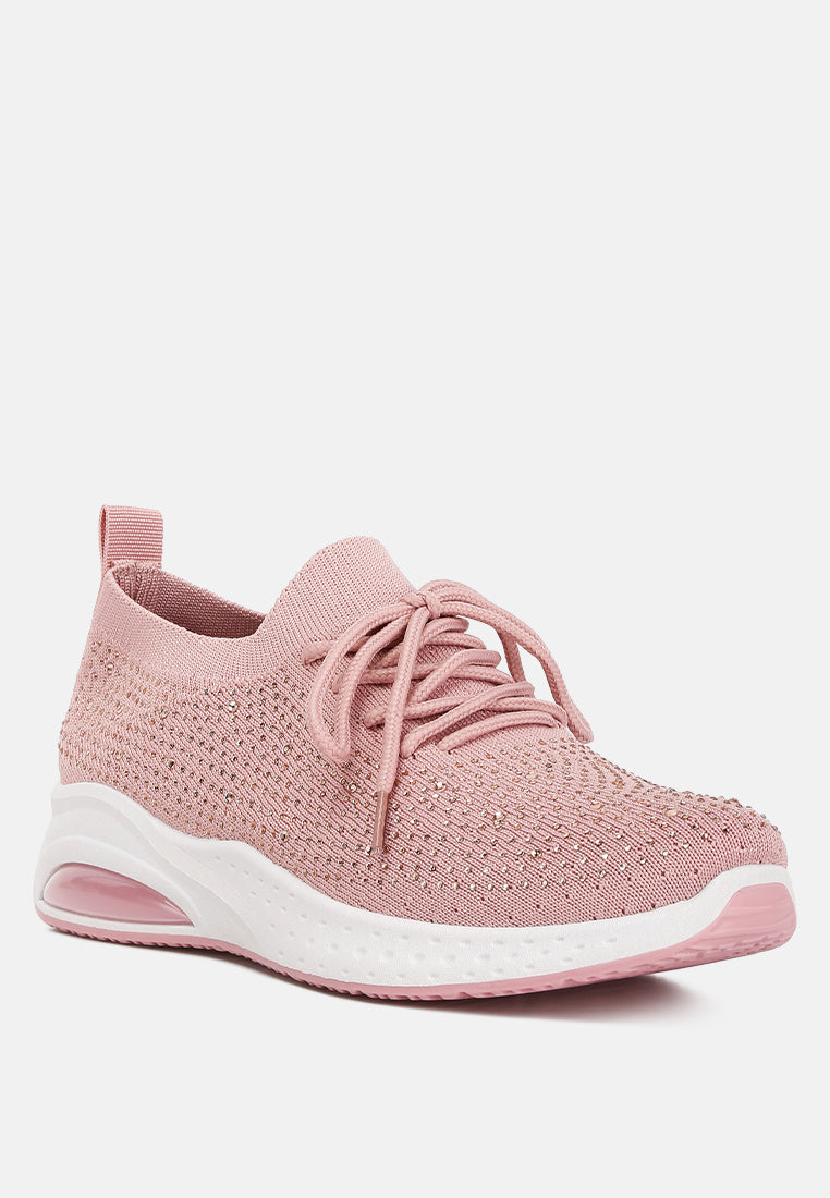 women elizha stud embellished sneakers#color_blush