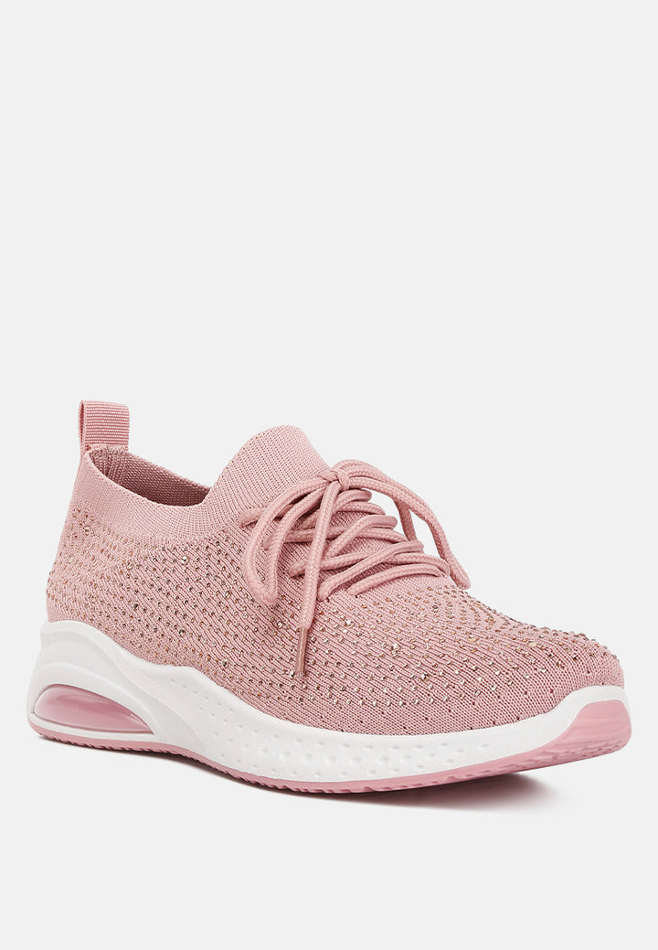 women elizha stud embellished sneakers#color_blush