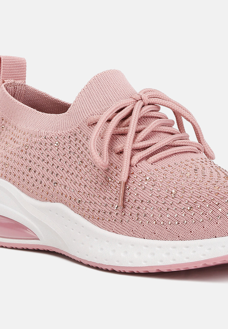 women elizha stud embellished sneakers#color_blush