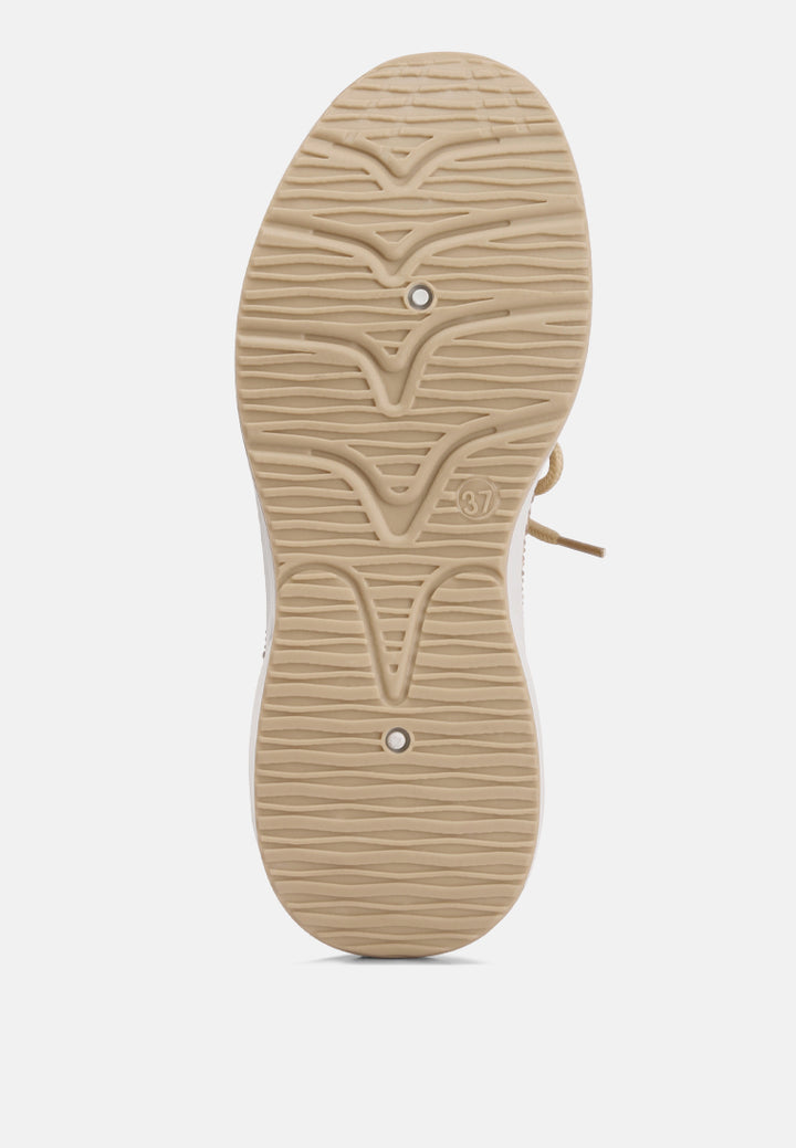 women elizha stud embellished sneakers#color_beige