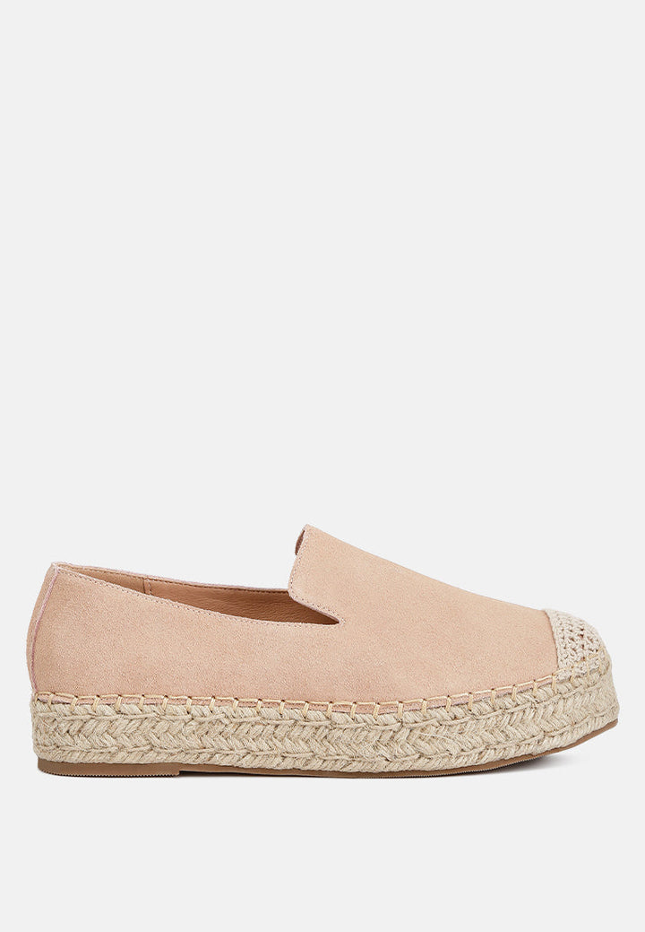suede flatform heel espadrilles#color_blush