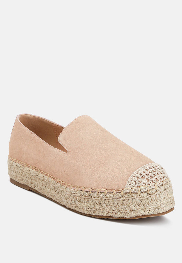 suede flatform heel espadrilles#color_blush