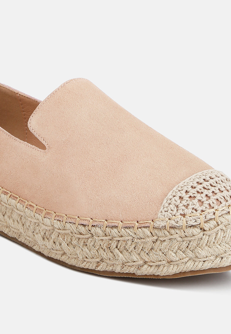 suede flatform heel espadrilles#color_blush