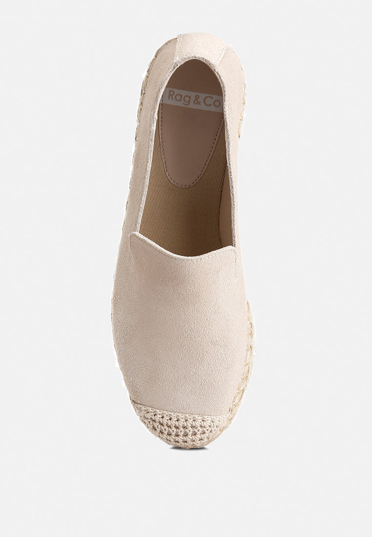 suede flatform heel espadrilles#color_beige