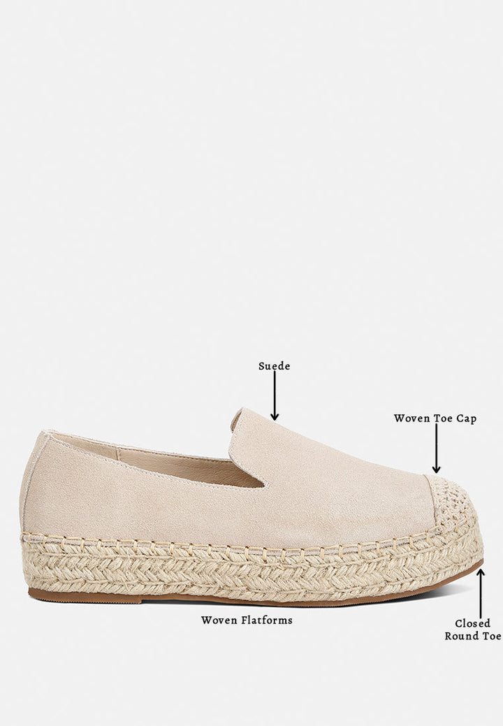 suede flatform heel espadrilles#color_beige