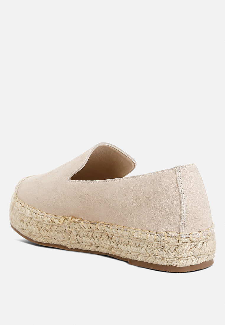 suede flatform heel espadrilles#color_beige