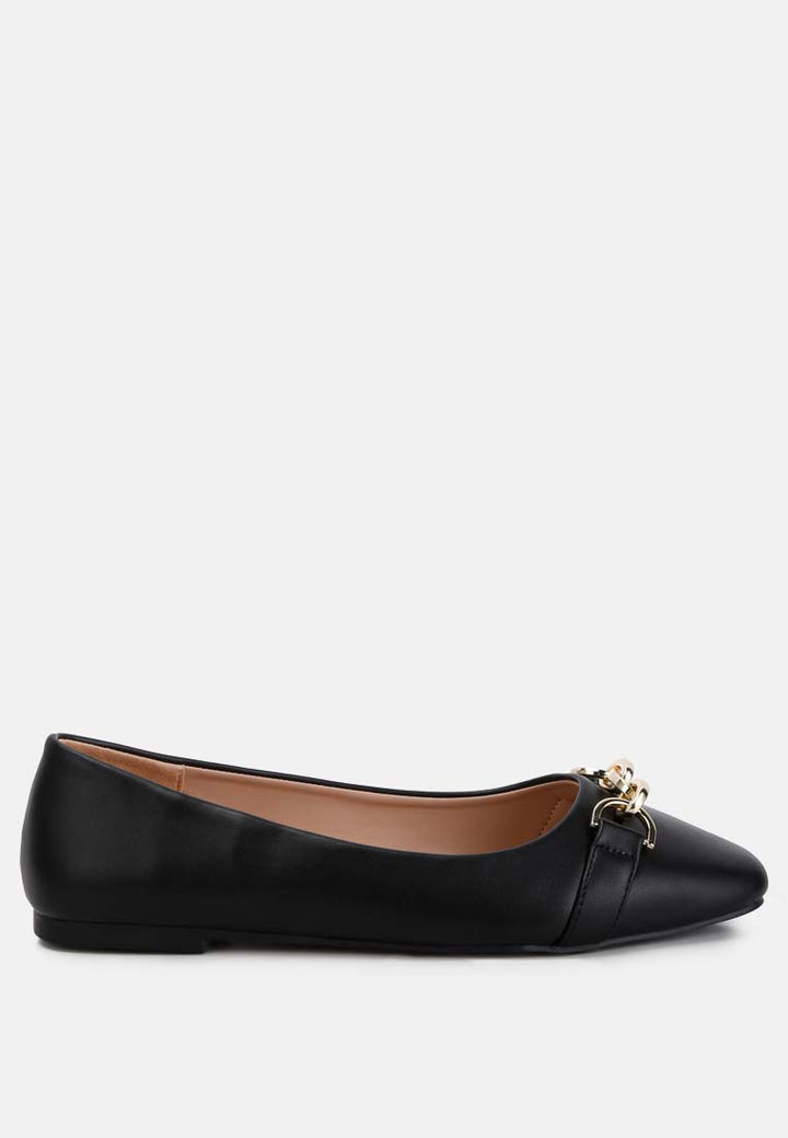 women embellished flat ballets#color_black