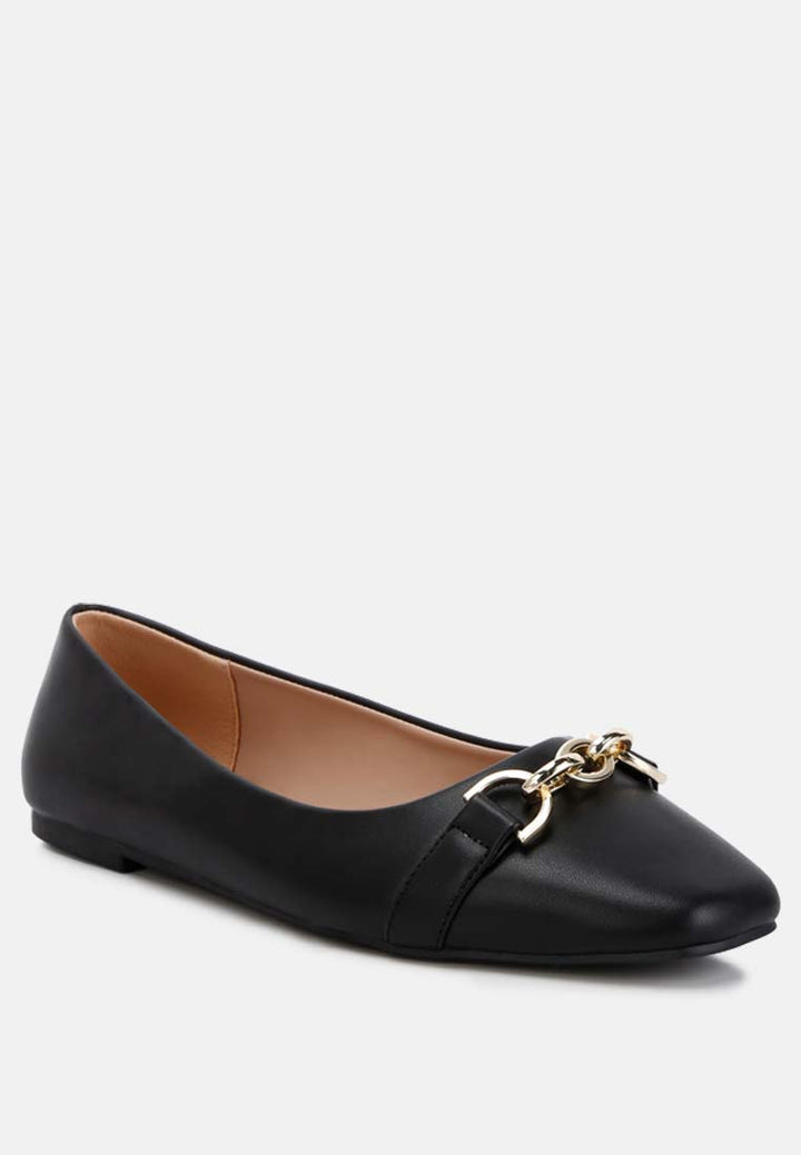 women embellished flat ballets#color_black