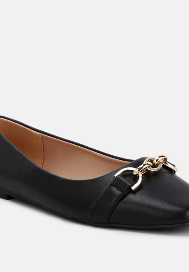 women embellished flat ballets#color_black