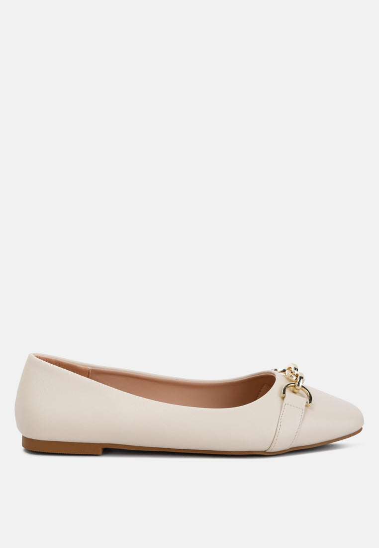 women embellished flat ballets#color_beige