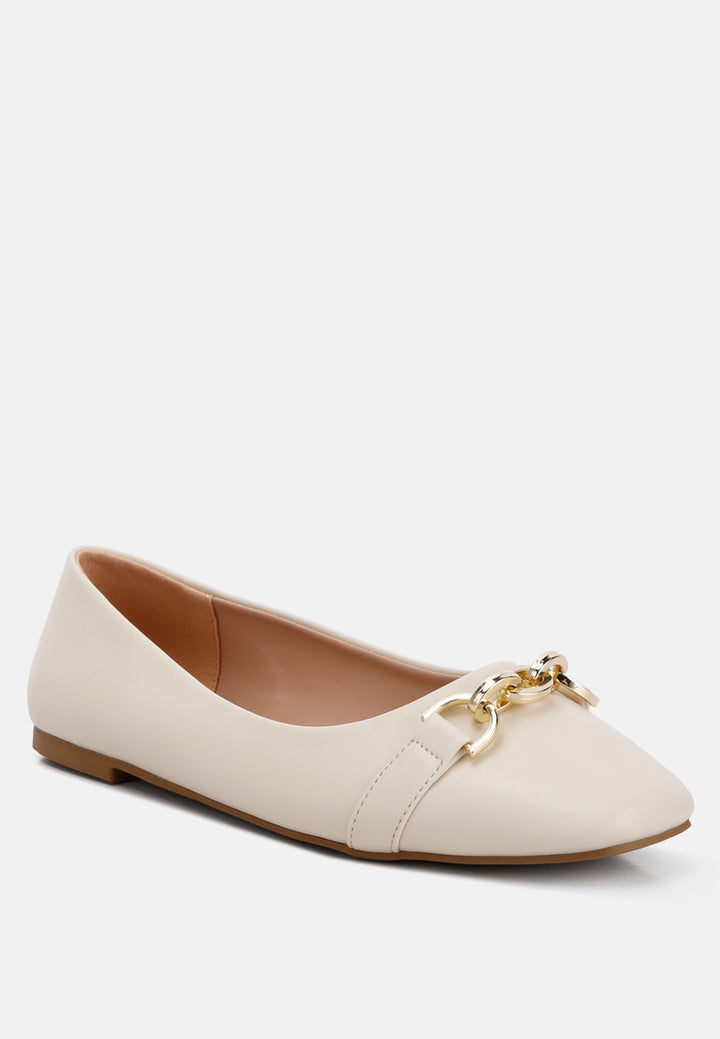 women embellished flat ballets#color_beige