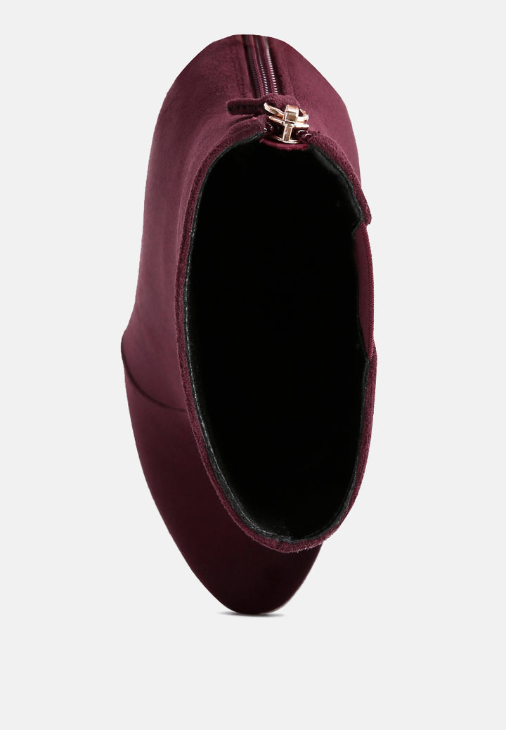 women espiree high heeled ankle boots#color_burgundy