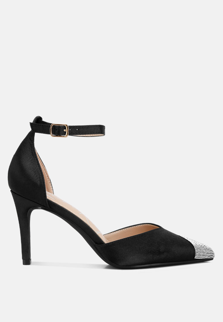 women everalda toe cap embellished sandals#color_black