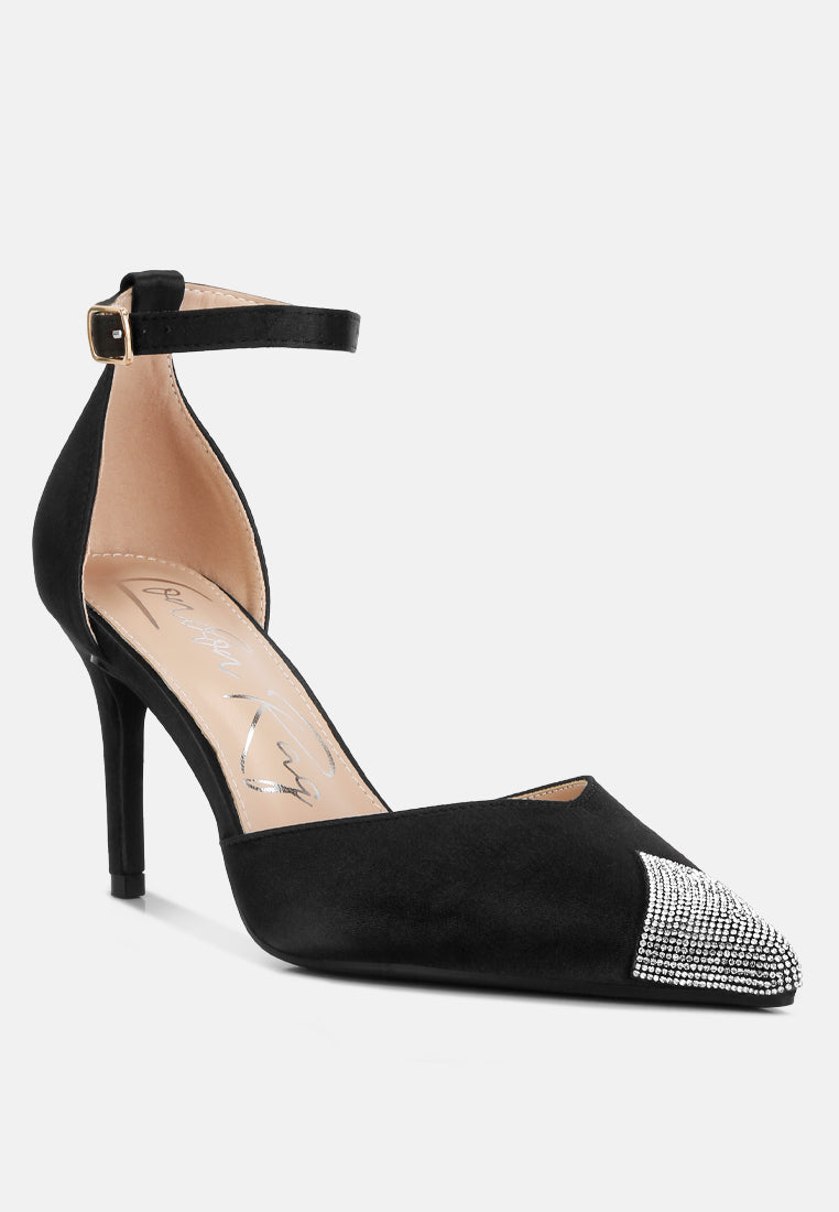 women everalda toe cap embellished sandals#color_black