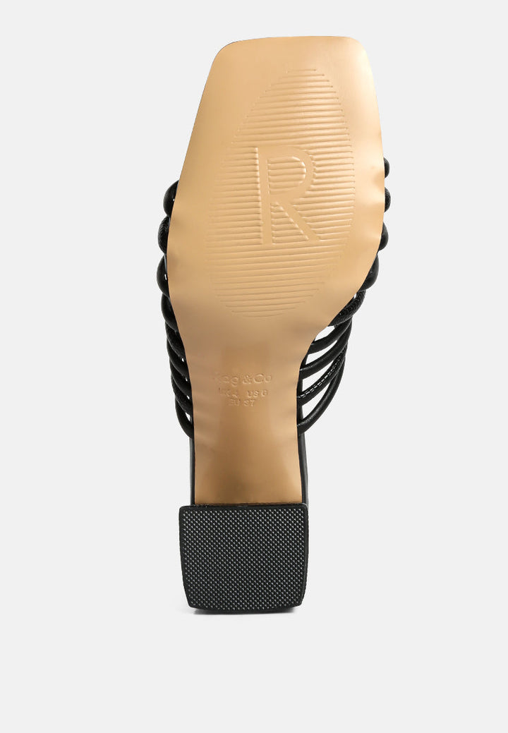 Women Strappy Slip On Sandals