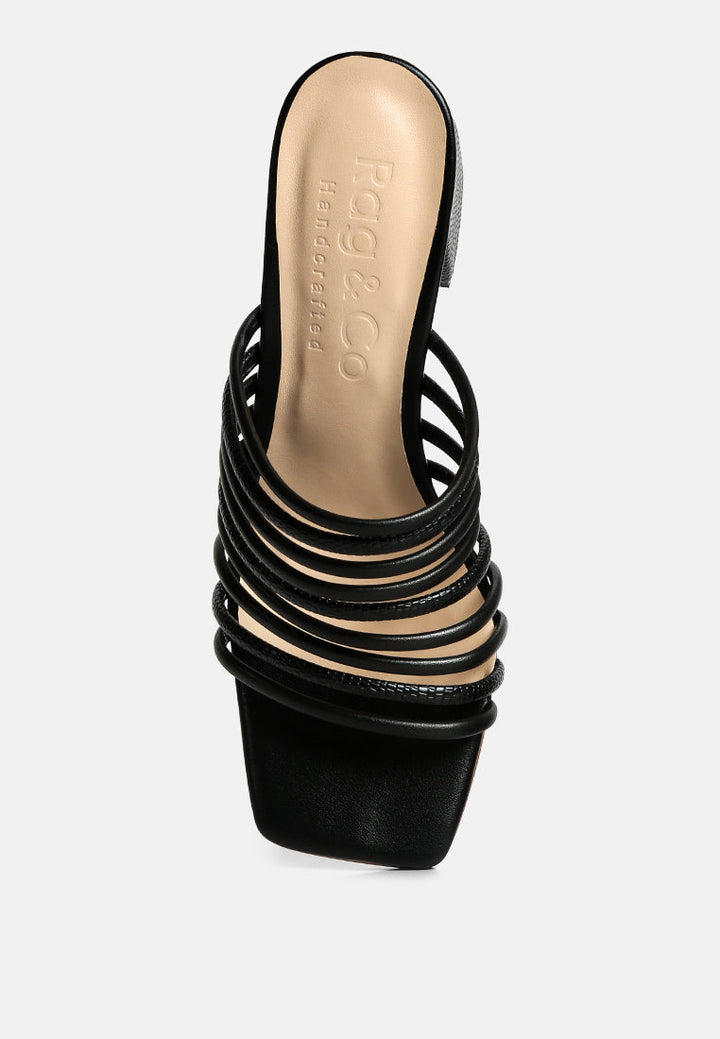 Women Strappy Slip On Sandals