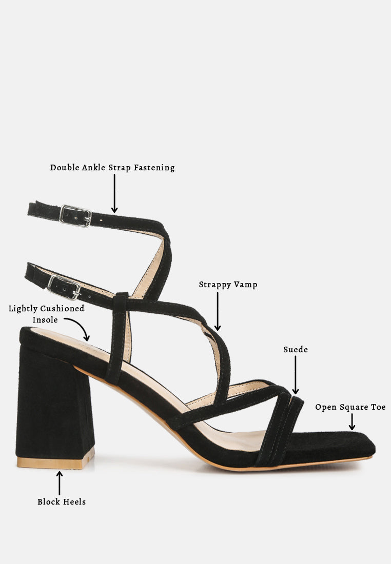 women strappy block heel sandals#color_black