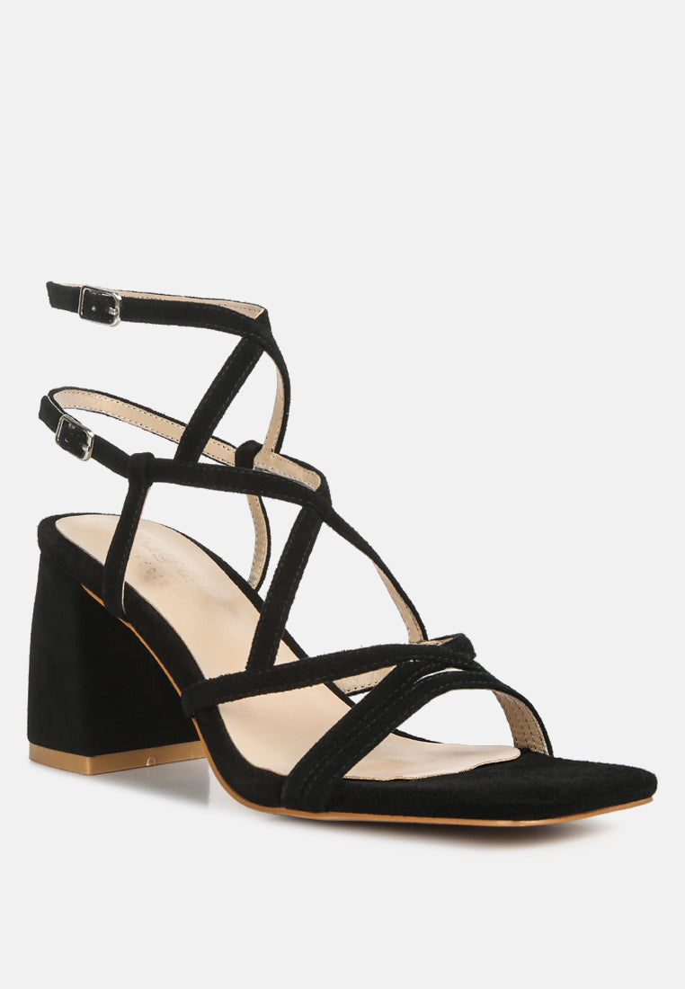 women strappy block heel sandals#color_black