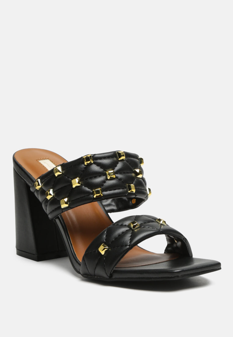 women fischer block heel sandals#color_black