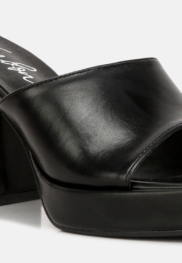 women flared block heel sandals#color_black