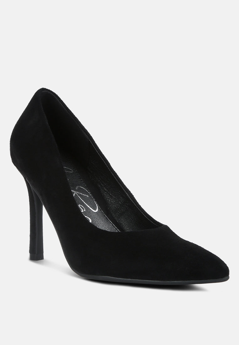 women gilmore suede formal stiletto pumps#color_black