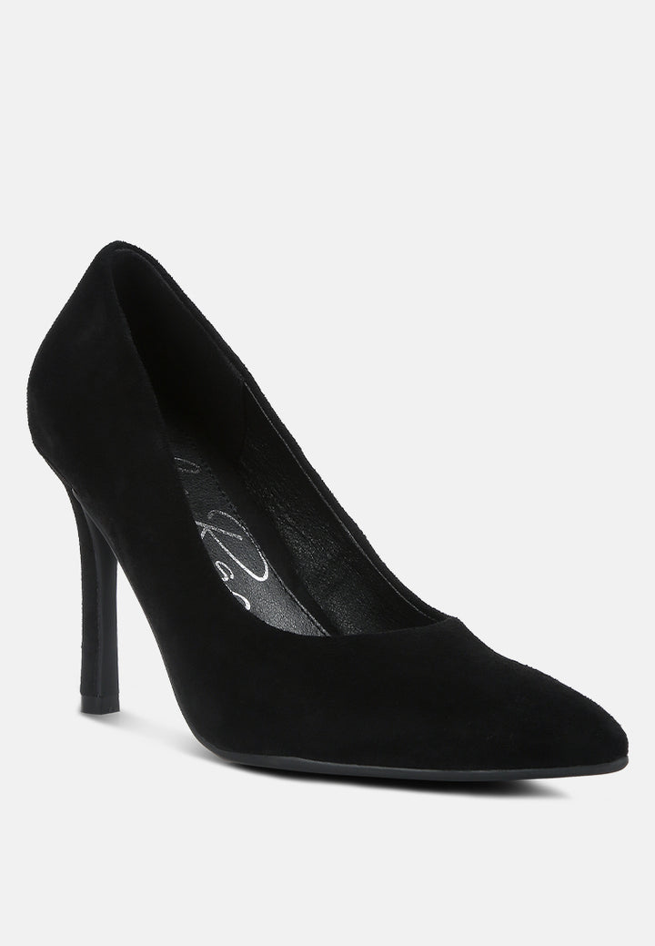 women gilmore suede formal stiletto pumps#color_black