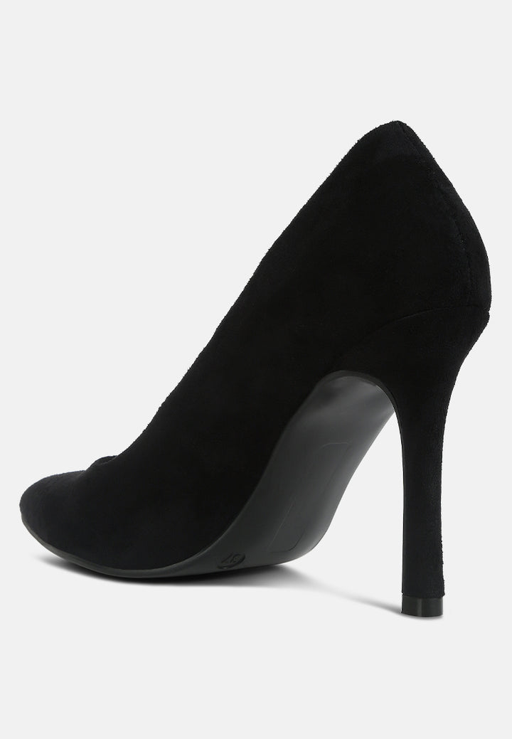 women gilmore suede formal stiletto pumps#color_black