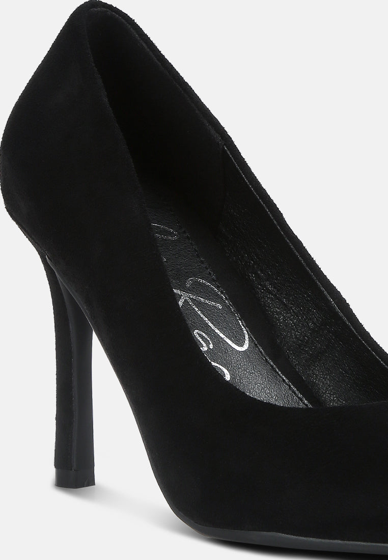 women gilmore suede formal stiletto pumps#color_black