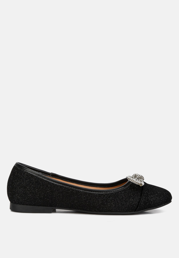 London Rag | Women Rhinestone Embellished Ballerinas – London Rag India