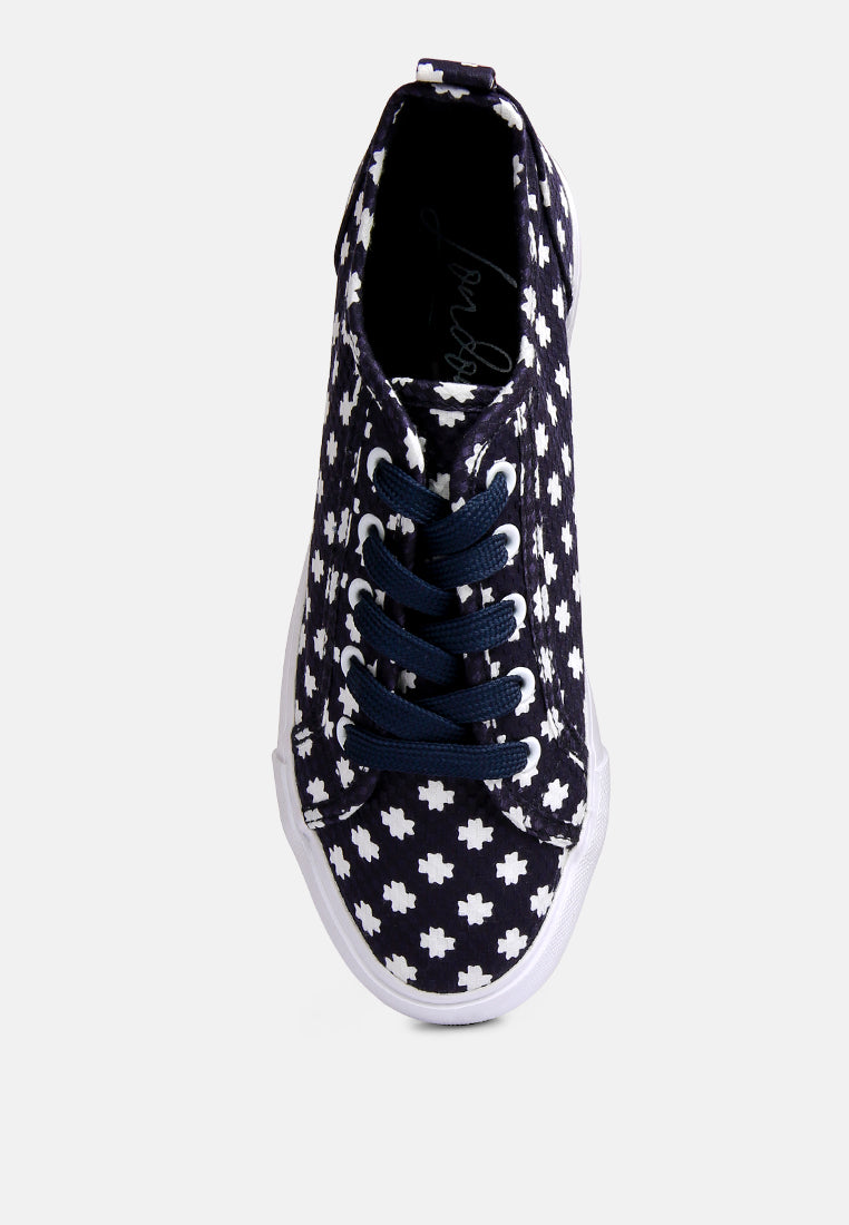 women glam doll knitted sliver platform sneakers#color_navy