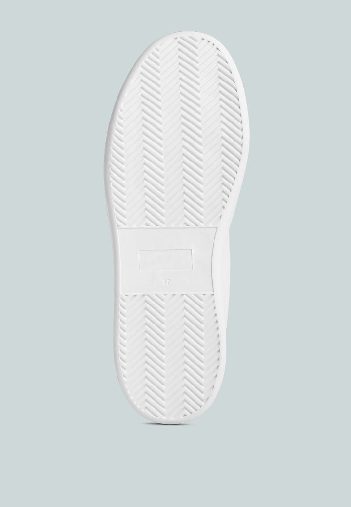 starry glitter star detail sneakers#color_white