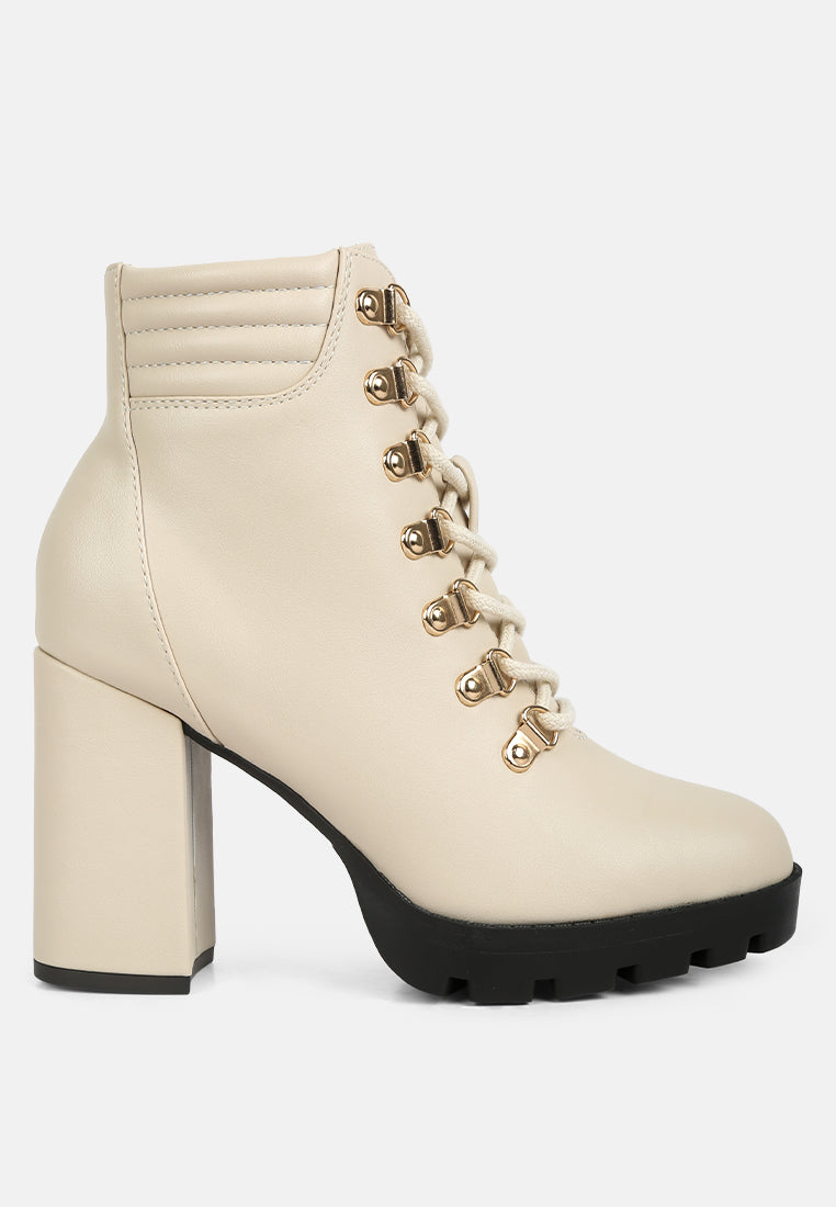women lace up block heel boots#color_beige