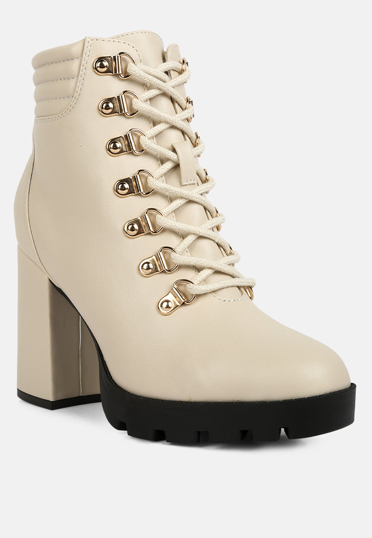 women lace up block heel boots#color_beige