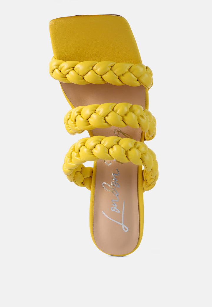 high bae braided strap casual heels by ruw#color_yellow
