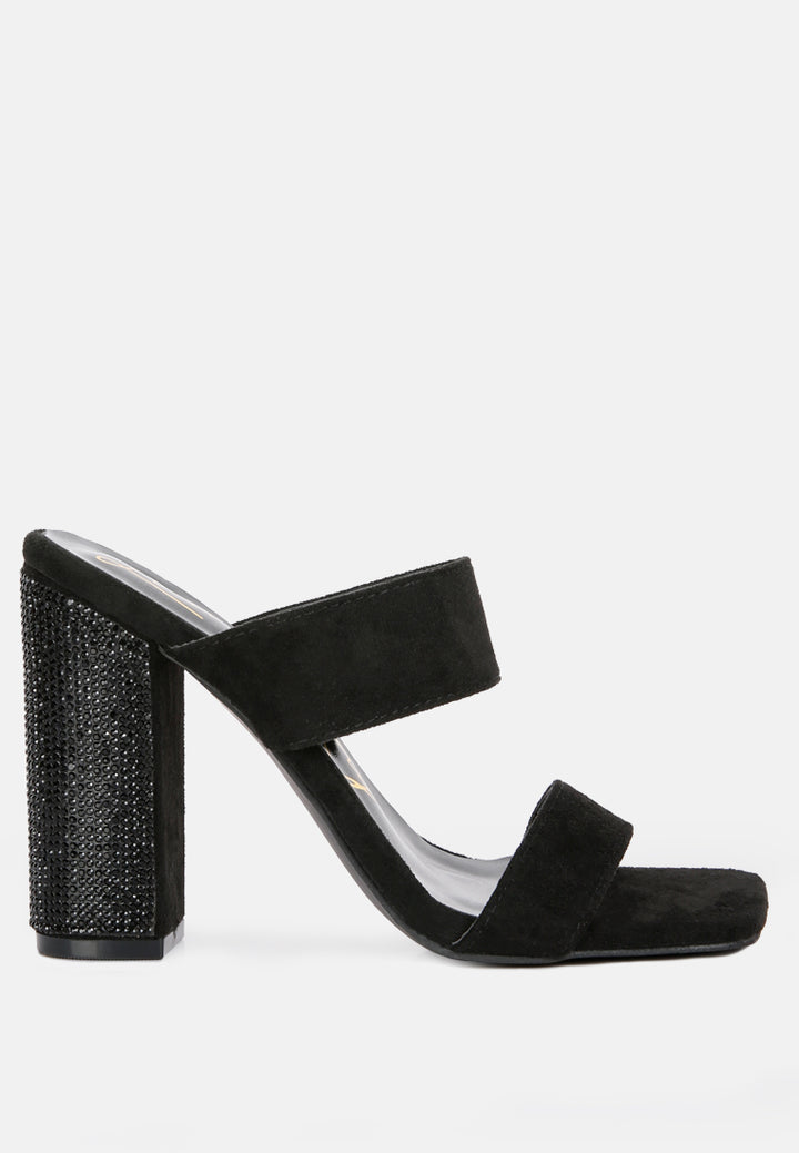 high sass rhinestone embellished sandals#color_black