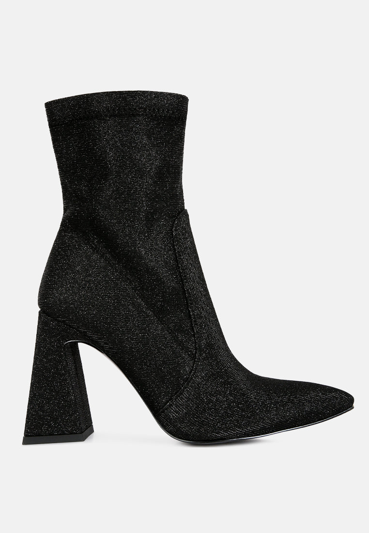 women hustlers shimmer block heeled ankle boots#color_black
