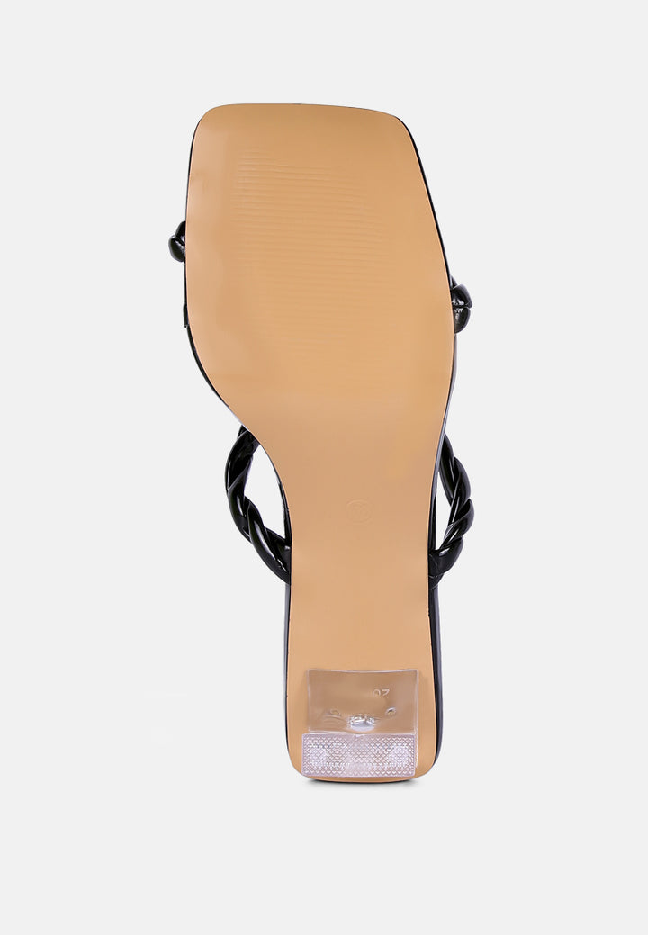 women inamorata braided cord mid heel sandals#color_black