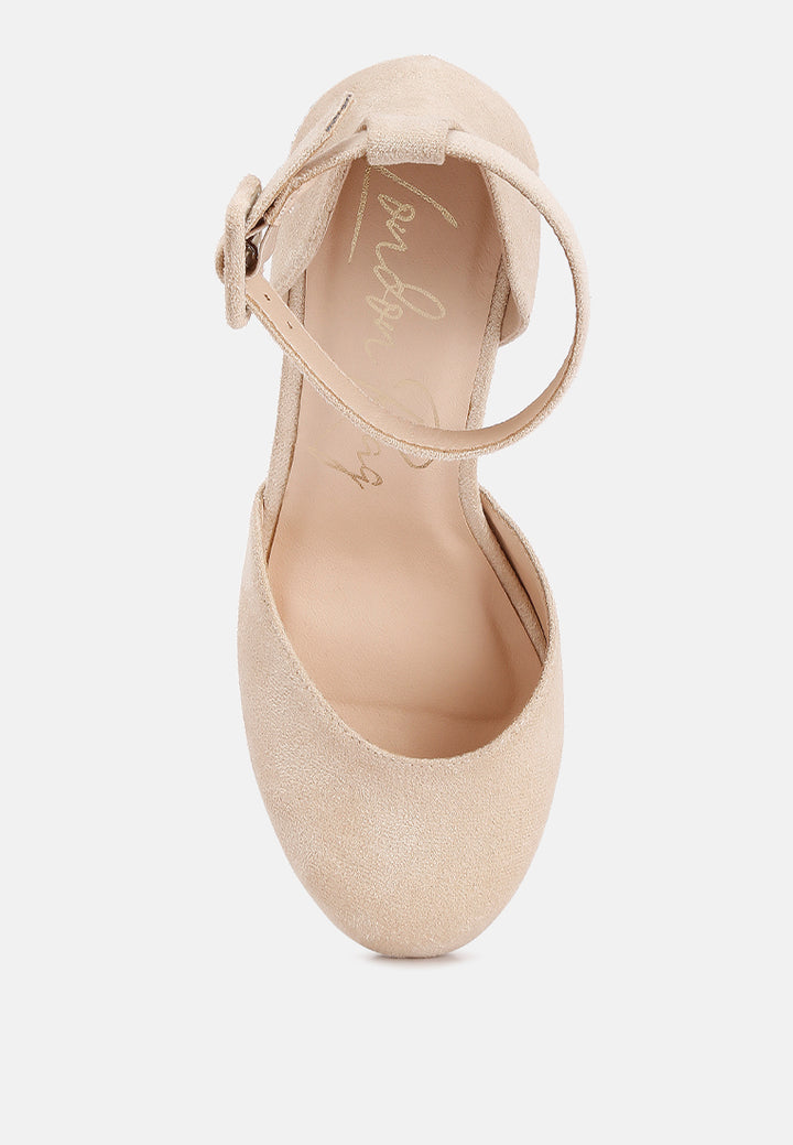  inigo interchangeable ankle strap platform sandals#color_beige