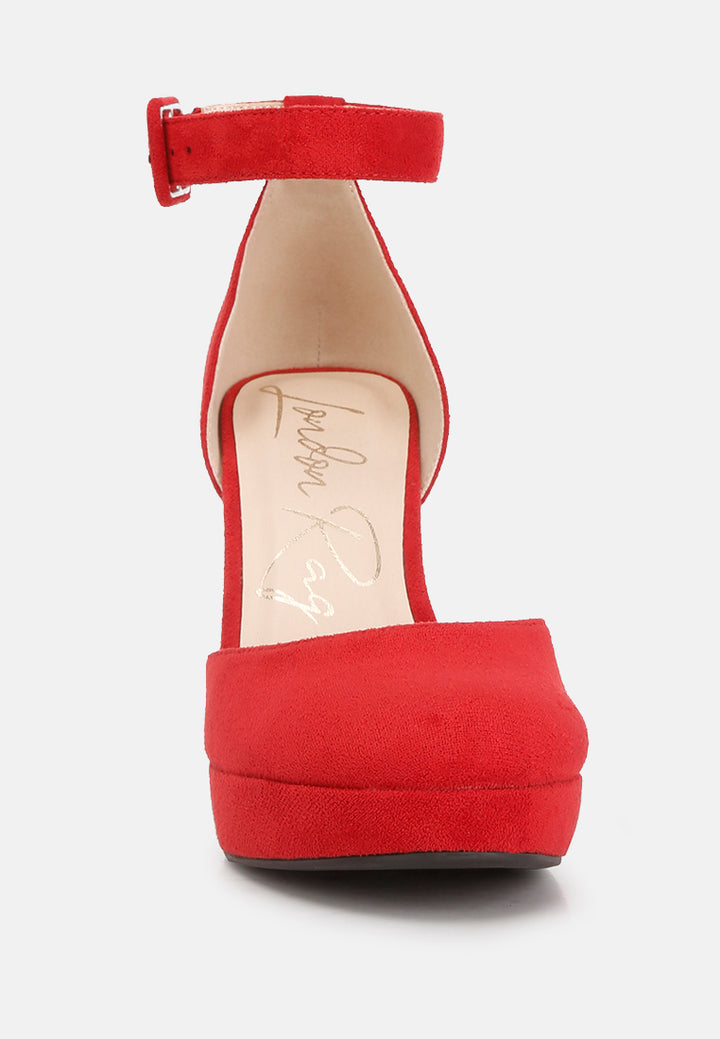  inigo interchangeable ankle strap platform sandals#color_red