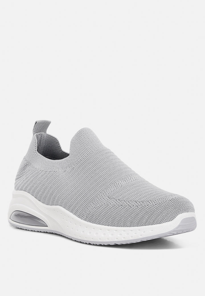 women jafna knitted slip on sneakers#color_grey