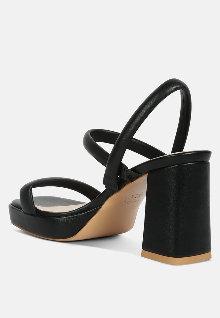 women slingback block heel sandals#color_black