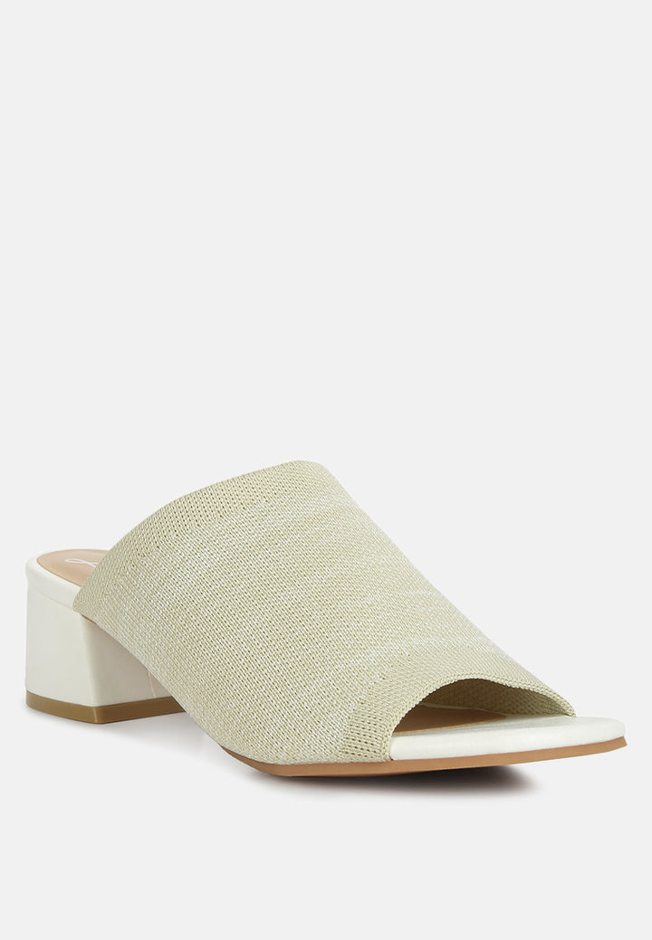 women knitted round toe sandal#color_cream