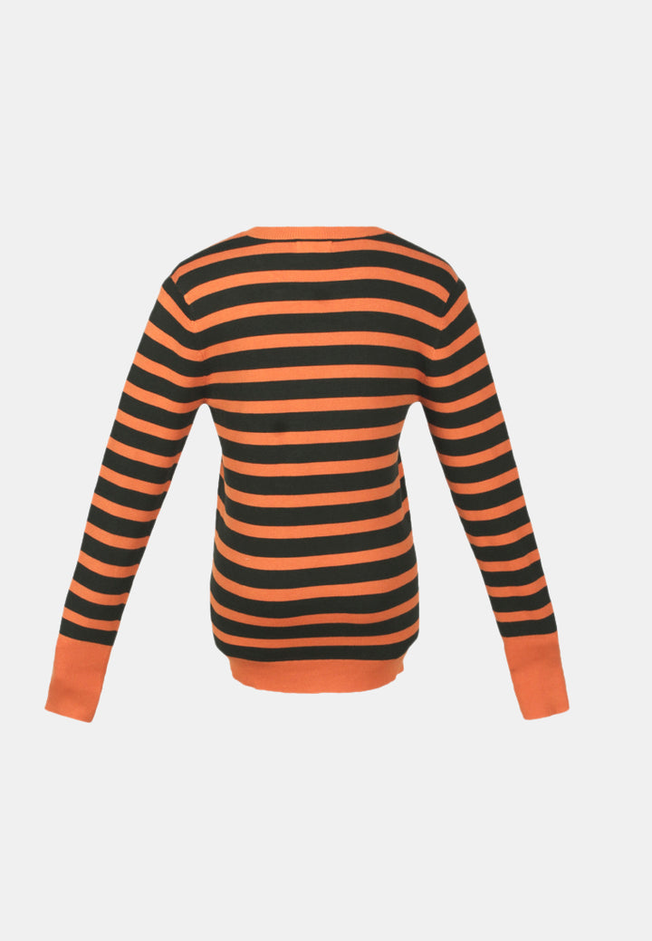 women light weight pullover sweater#color_orange