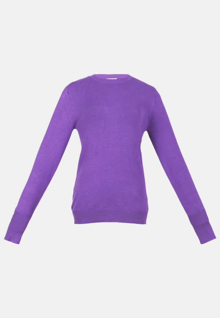 women light weight pullover sweater#color_purple